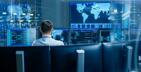 Kommandozentrale Security Operations Center