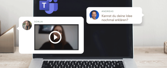 Anleitung Video als Chatnachricht in Teams